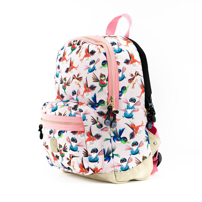 Pick & Pack Birds Rucksack M zartrosa