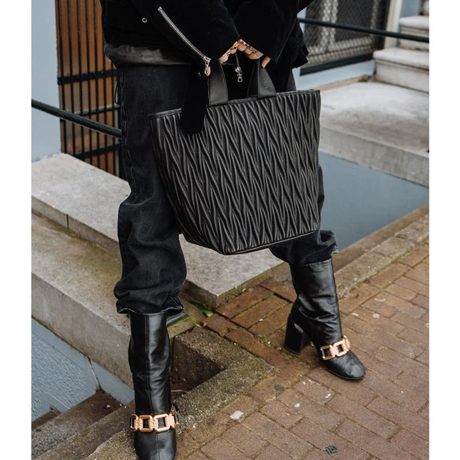 Cowboysbag Shopper Panama X Carolien Spoor Black