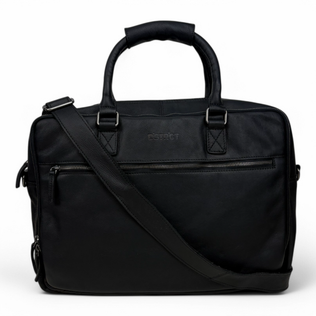 DSTRCT Preston Park 2 Vaks Laptoptas 17 inch