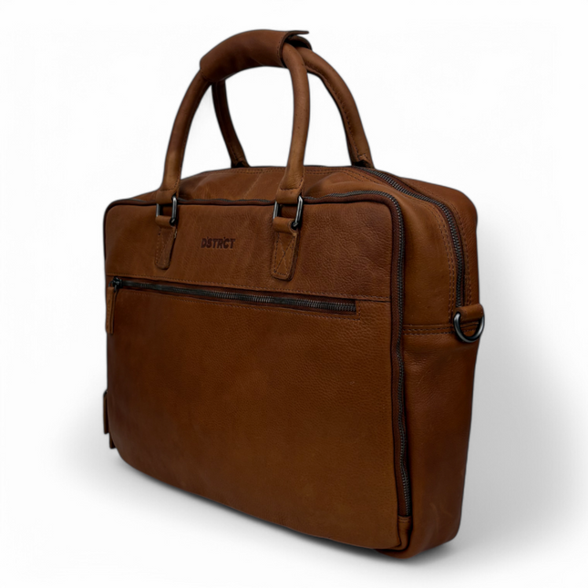 DSTRCT Preston Park 2 Vaks Laptoptas 17 inch