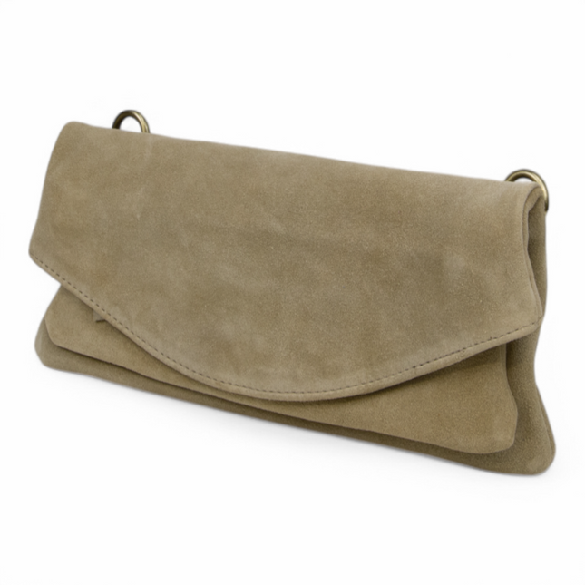 DSTRCT Schoudertas 2 vaks Met Overslag Suède