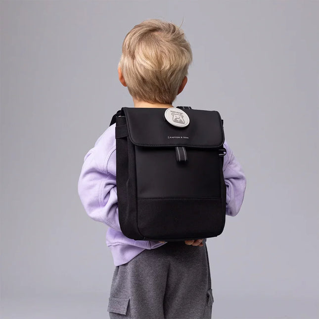 Kapten & Son Rugzak Fyn Kids All Black