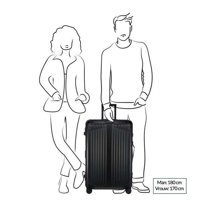 Samsonite Lite-Box Alu Spinner 76 aluminium