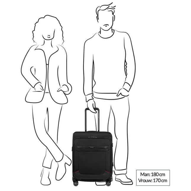 Samsonite Handgepäck Pro-DLX 6 Spinner 55x40x23/28 cm EXP