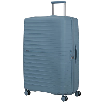 American Tourister Fastforward Spinner 83/31 TSA Expandable Steel Blue