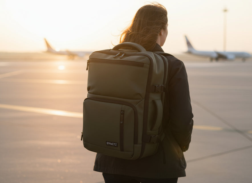 ByMetz Rucksack 55x40x20 Ryanair - Transavia - Erweiterbar auf 55x40x25