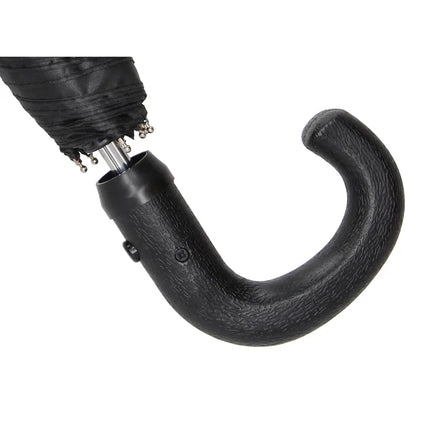 Beagles trocknen unter einem Regenschirm mit rundem Griff