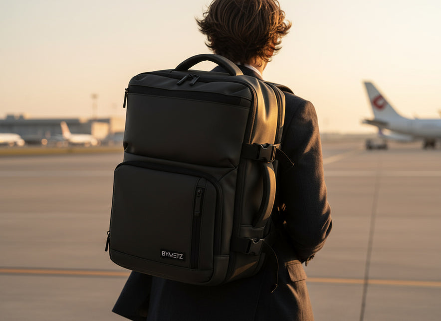 ByMetz Rucksack 55x40x20 Ryanair - Transavia - Erweiterbar auf 55x40x25