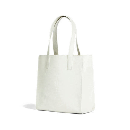 Ted Baker – Kleine Reptcon-Krokodiltasche mit Symbol