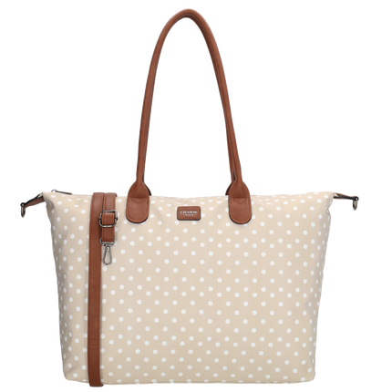 Charm London Buckingham Laptoptas 15,6 inch (34.5x19.4 cm) Taupe