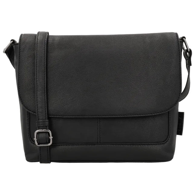 Beagles Benidorm Leder-Umhängetasche mit Wickelverschluss