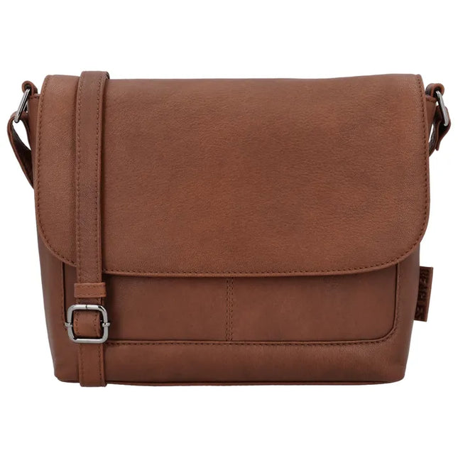 Beagles Benidorm Leder-Umhängetasche mit Wickelverschluss