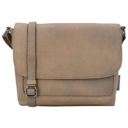 Beagles Benidorm Leder-Umhängetasche mit Wickelverschluss