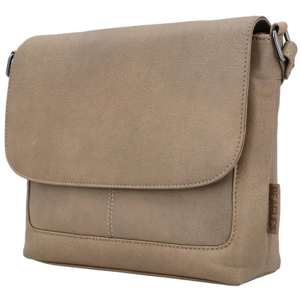 Beagles Benidorm Leder-Umhängetasche mit Wickelverschluss