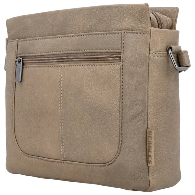 Beagles Benidorm Leder-Umhängetasche