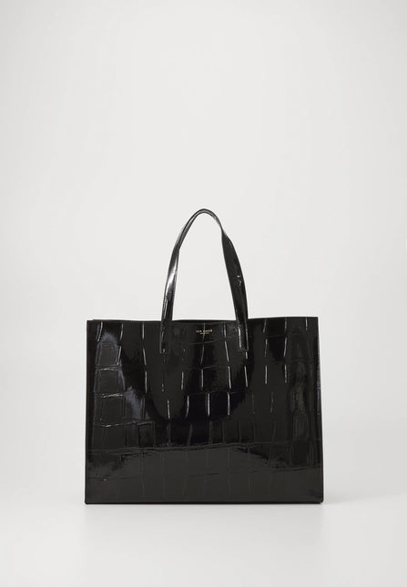 Ted Baker – Große Croccon-Tasche mit Symbol