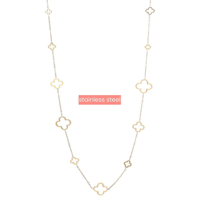 Day &amp; Eve by Go Dutch Label Herz-Wellen-Halskette