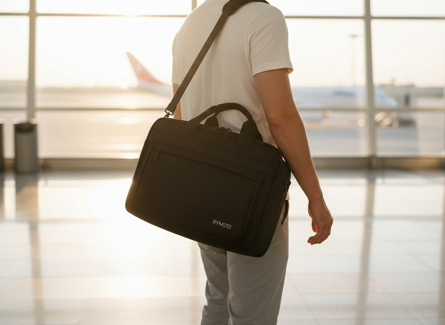 ByMetz 40x30x20 Reisetasche - Kann auf 40x30x15 reduziert werden