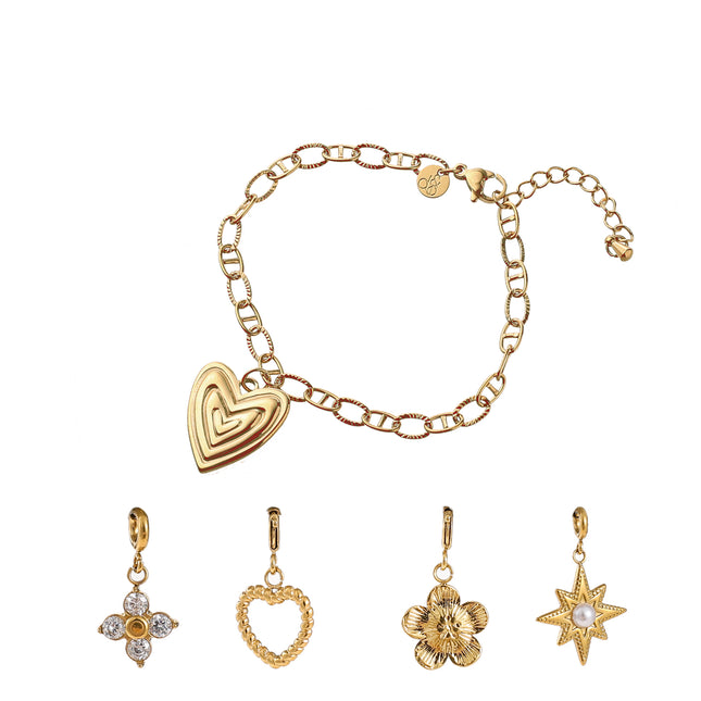 Day &amp; Eve by Go Dutch Label Armband mit kleinen Tropfen
