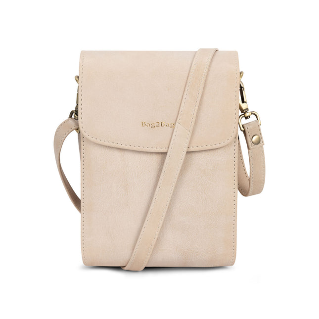 Bag2Bag Umhängetasche/Clutch Amalfi Wildleder