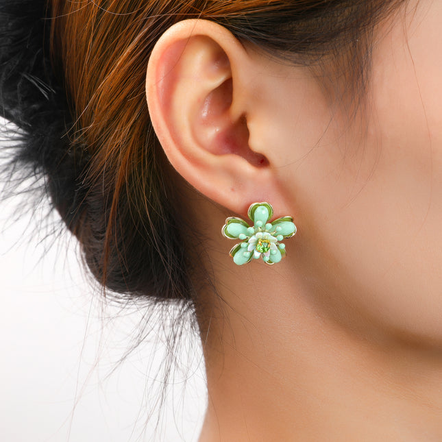 Day &amp; Eve von Go Dutch Label – Blumenohrstecker