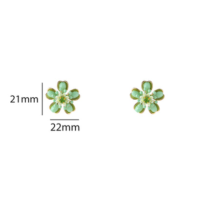 Day &amp; Eve von Go Dutch Label – Blumenohrstecker