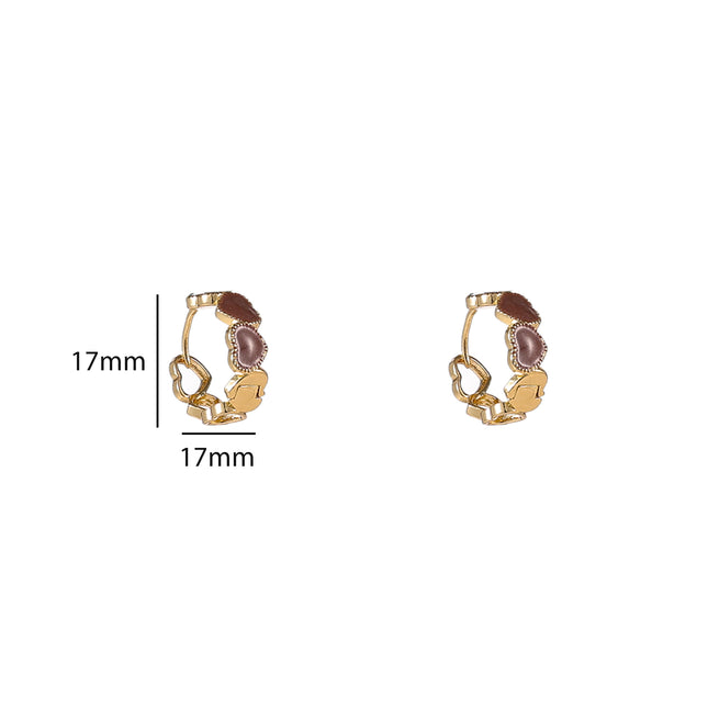 Day &amp; Eve by Go Dutch Label – Ohrringe mit 3 Blumen