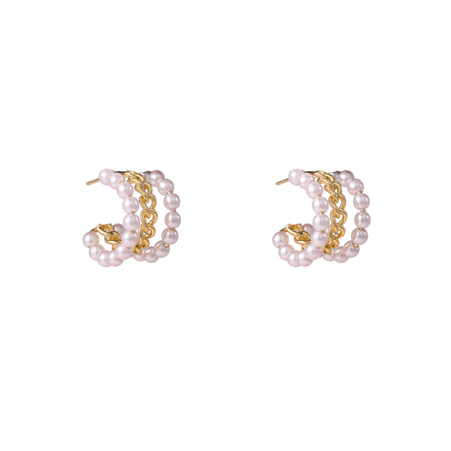 Day &amp; Eve by Go Dutch Label – Ohrringe mit 3 Blumen