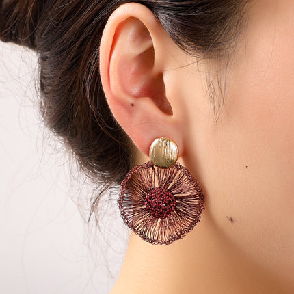 Day &amp; Eve by Go Dutch Label – Ohrringe mit 3 Blumen