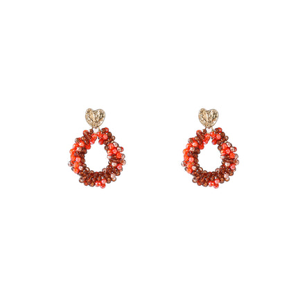 Day & Eve by Go Dutch Label – Ohrringe mit 3 Blumen