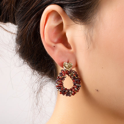 Day &amp; Eve by Go Dutch Label – Ohrringe mit 3 Blumen
