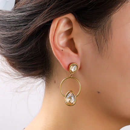 Day &amp; Eve by Go Dutch Label – Ohrringe mit 3 Blumen