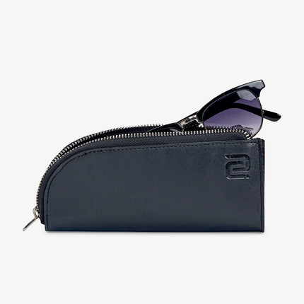 Negotia Alpha Doppel-Brillenetui aus Leder 