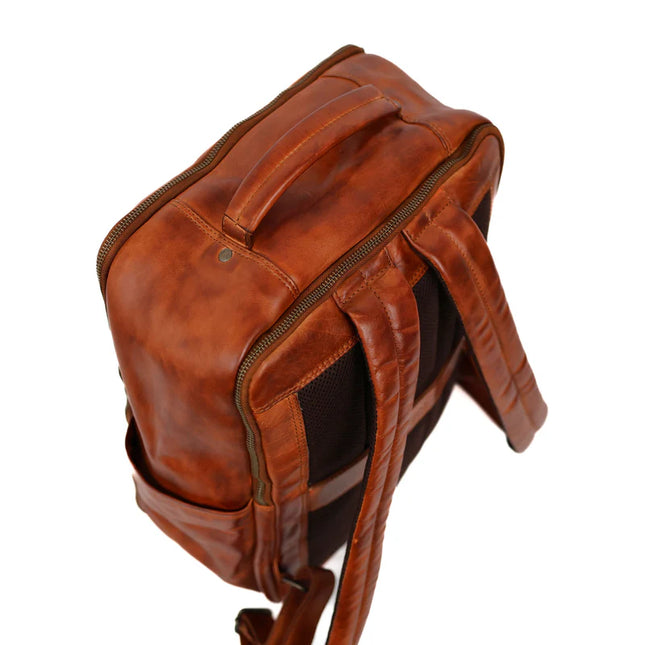 Bären-Design Lederrucksack Herren CL43738