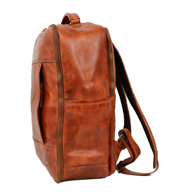Bären-Design Lederrucksack Herren CL43738