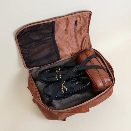 Bären-Design Lederrucksack Herren CL43738