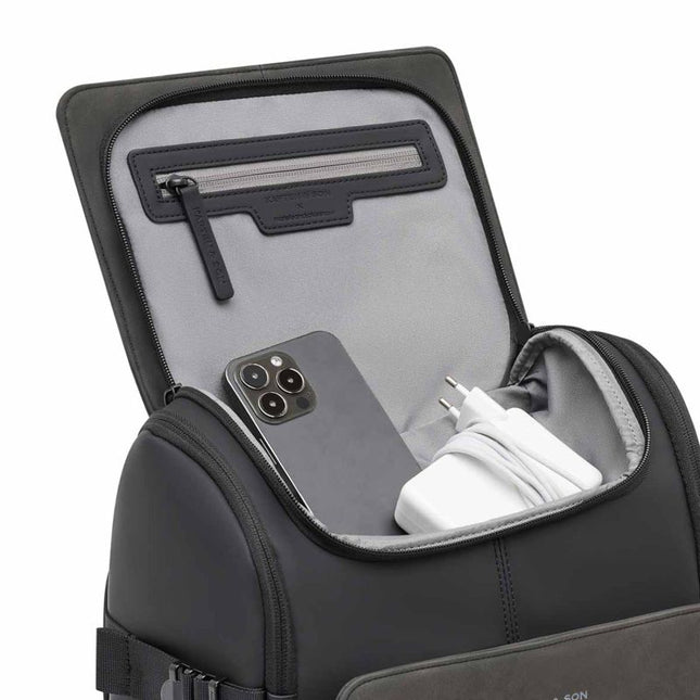 Kapten &amp; Son Rucksack Bali All Black von Mariefeandjakesnow 16 Zoll
