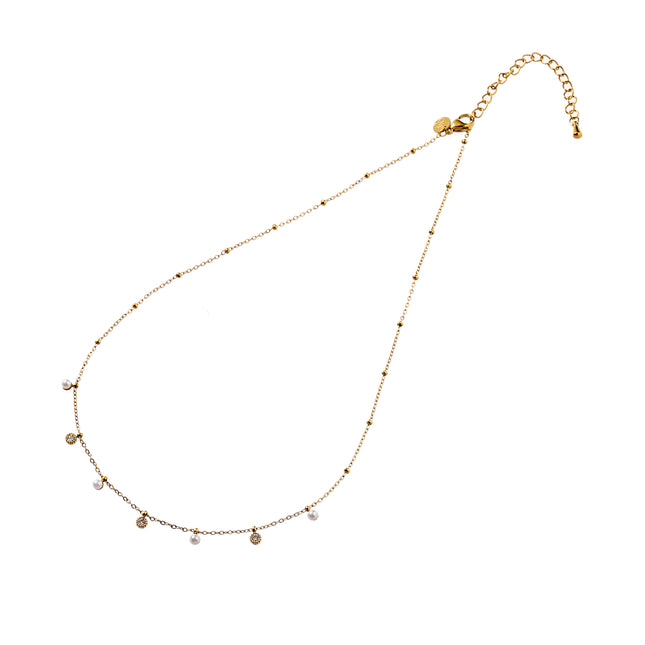 Day &amp; Eve by Go Dutch Label – Halskette mit 3 Blumen