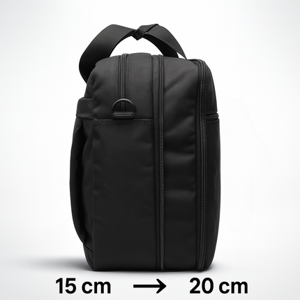 ByMetz 40x30x20 Reisetasche - Kann auf 40x30x15 reduziert werden