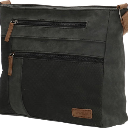 Beagles Brunete Crossbody Schoudertas Handige Ritsvakken