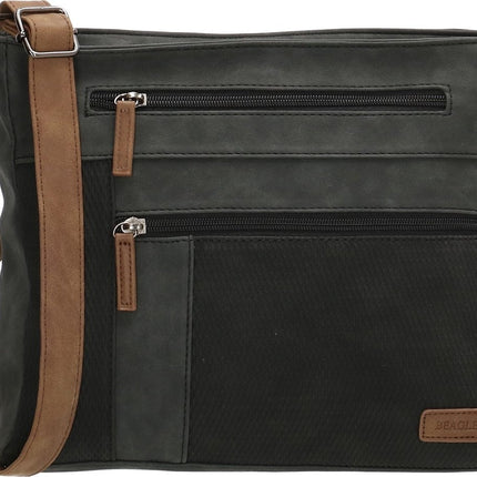 Beagles Brunete Crossbody Schoudertas Handige Ritsvakken
