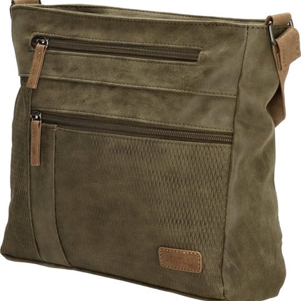 Beagles Brunete Crossbody Schoudertas Handige Ritsvakken
