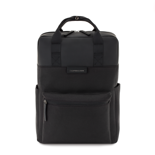 Kapten &amp; Son Rucksack Bergen All Black 15 Zoll