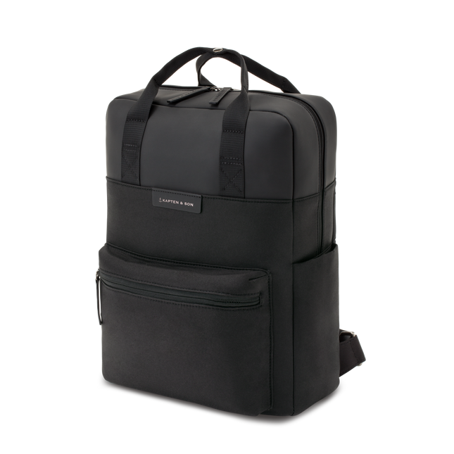 Kapten &amp; Son Rucksack Bergen All Black 15 Zoll