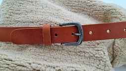 Cognac Uni - Größe 85