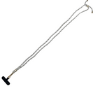 Weiß/Grau (goldfarbene Hardware)