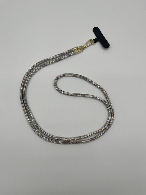 ByMetz Telefoonkoord Zilver Glitters