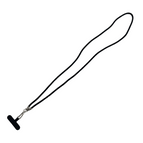 Schwarzer Glitzer (silberne Hardware)