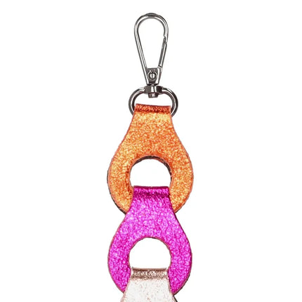 Charm London Leren Schouderband Multicolor
