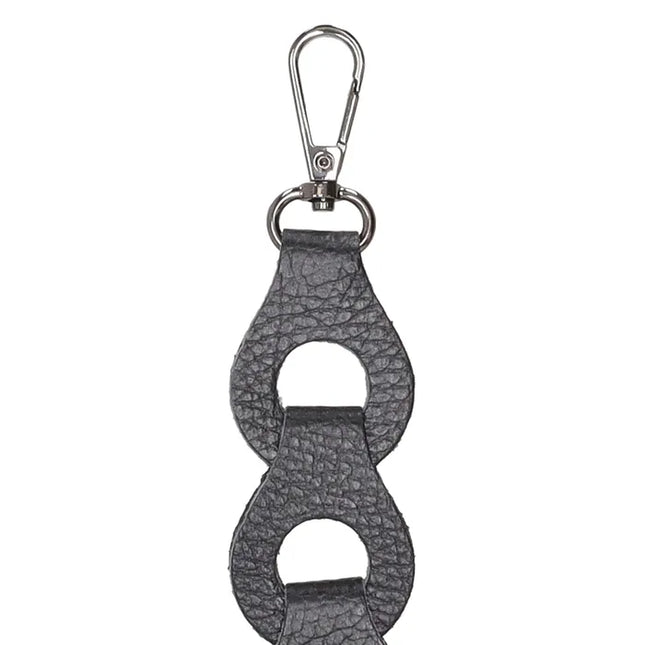 Charm London Leren Schouderband Zwart